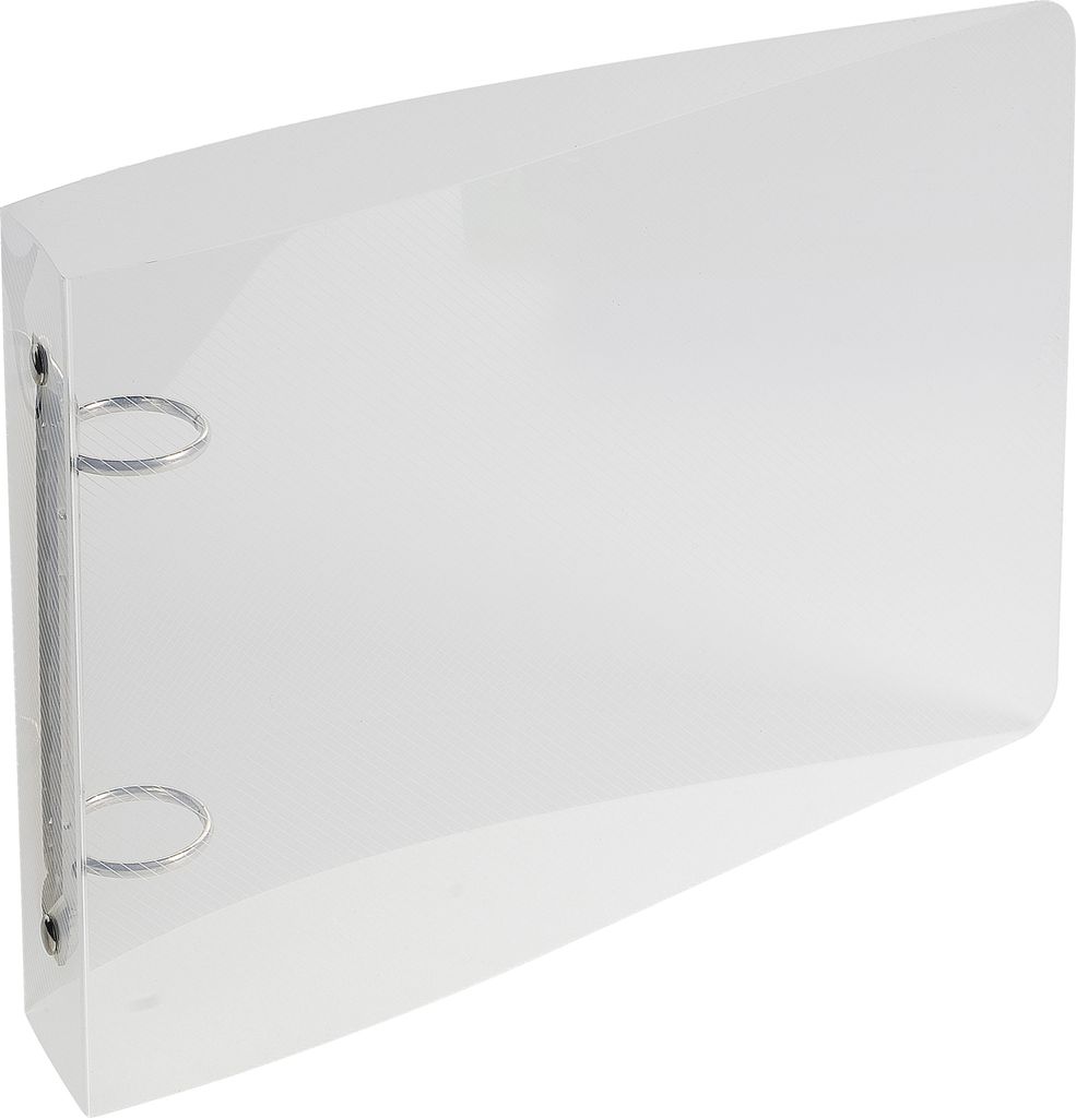 Exacompta 10x Ringbuch PP 700μ 2Ring 25mm Rücken 35mm für A5 Kristall 51091E