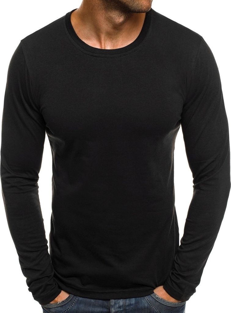 Herren Longsleeve Schwarz OZONEE JS/2088 XXL Produktbild 