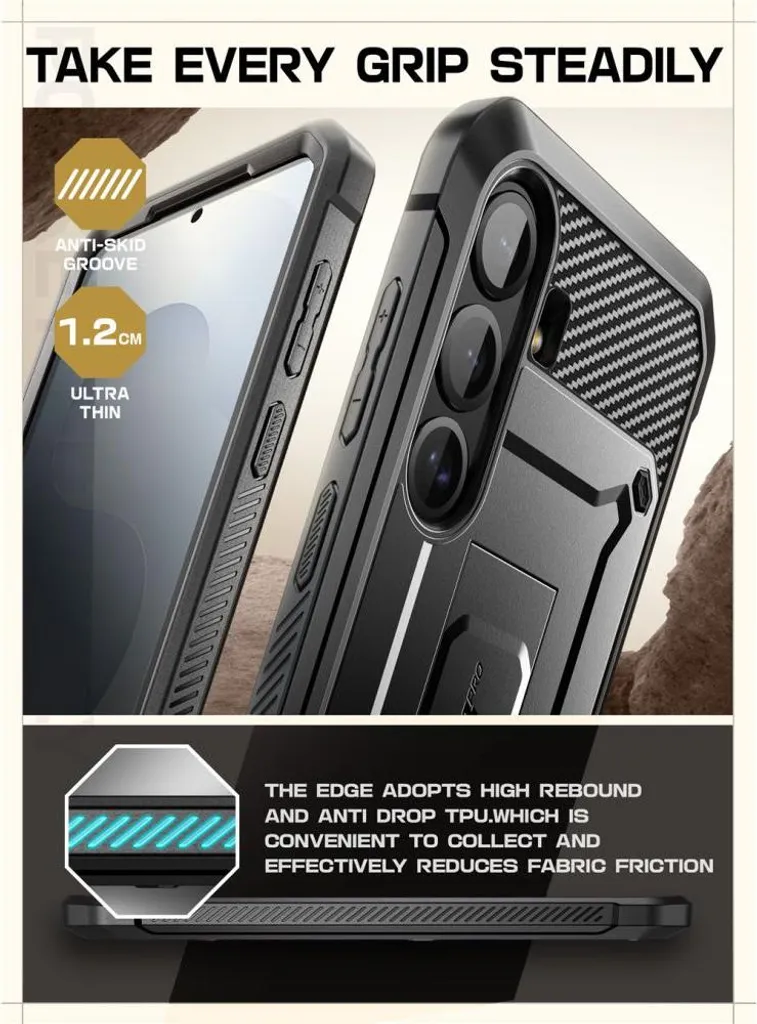 Supcase Unicorn Beetle Pro Galaxy S25 Fe Nero - 6