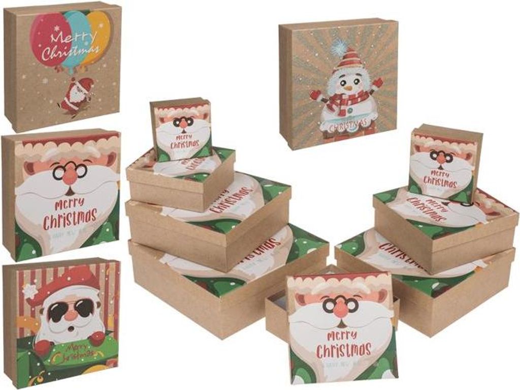 OOTB Geschenkkartonage Joyful Season 4--fach sort.