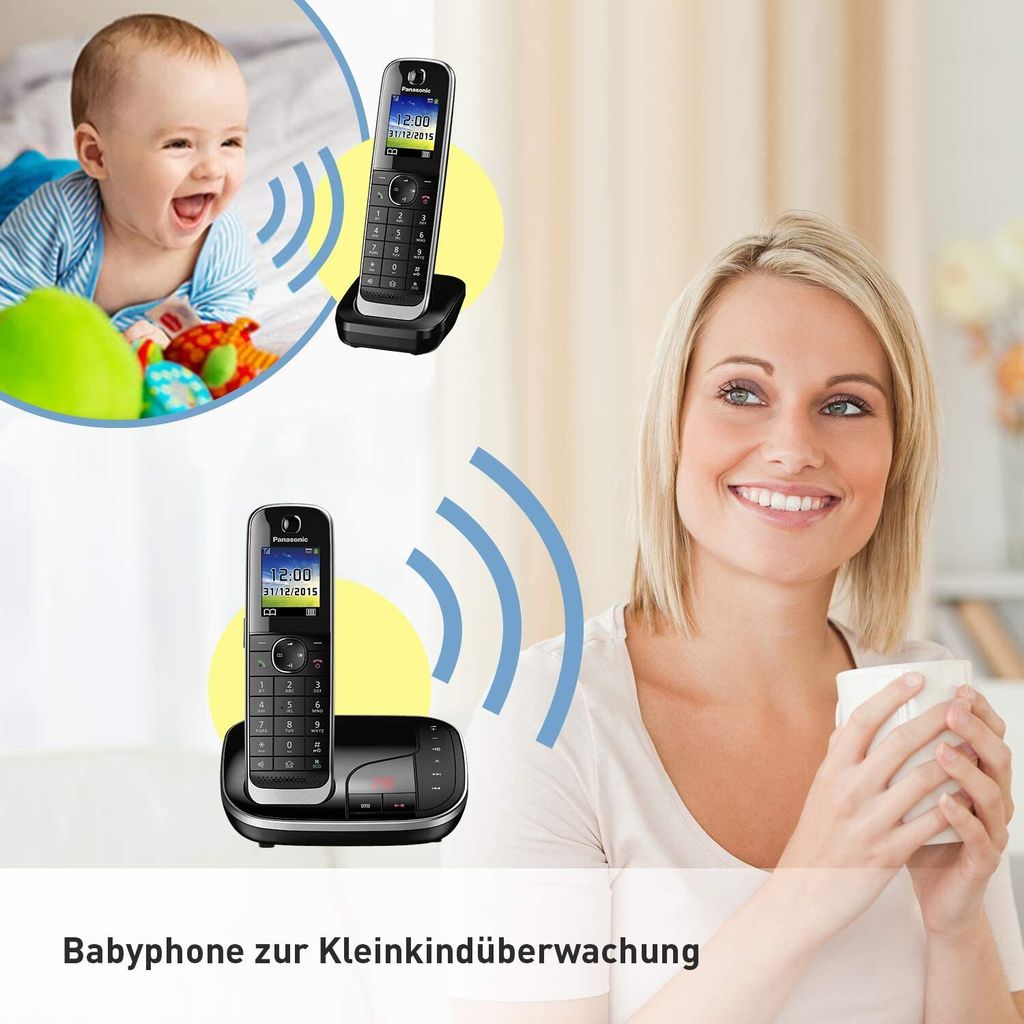 Panasonic KX-TGJ322GB Duo s AB čierna Obrázok produktu 9