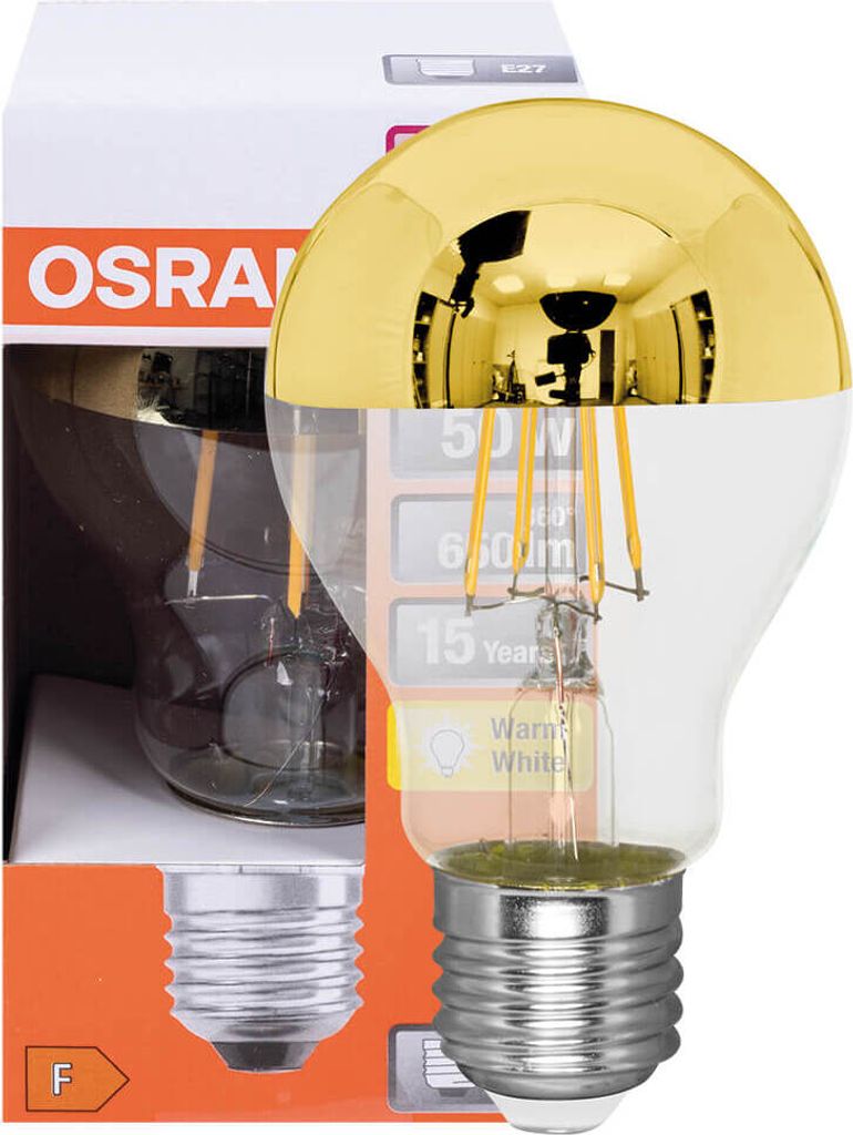 LED-Filament-Lampe CLASSIC A MIRROR AGL-Form gold Obrázok produktu 