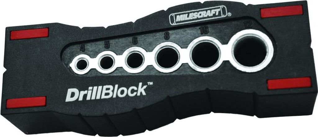 Milescraft | Kleine boorsjabloon DrillBlock+ met stalen Productafbeelding 