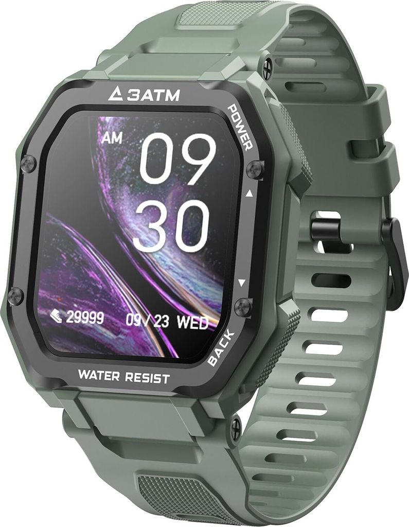 Smartwatch, Herren, 1,69 Zoll, 5 ATM, Sport-Smartwatch, 24 Modi, wasserdicht, 3 ATM, Fitness mit Herzfrequenzmonitor, Fitness Tracker für iOS Android