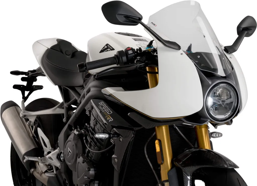 Bulle R-Racer PUIG Incolore Haute Résistance Triumph Speed Triple