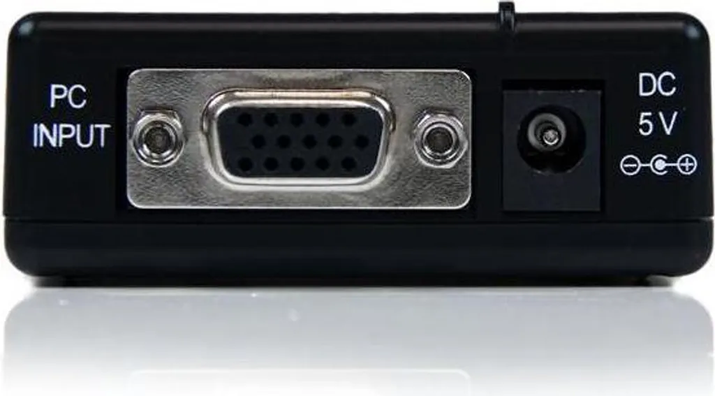 Adaptateur VGA vers S-Vidéo et RCA Composite - Boîtier de Conversion PC - 7