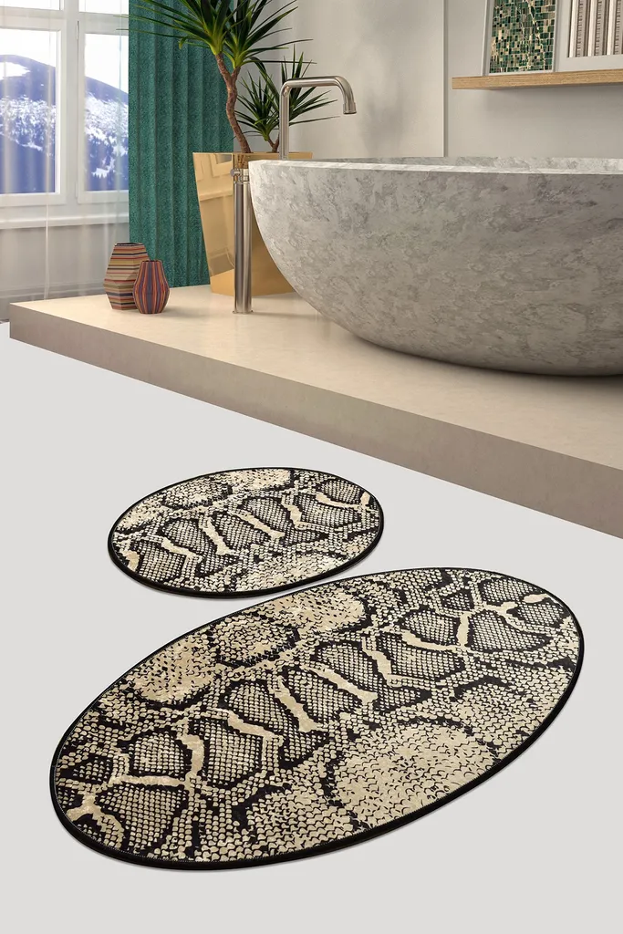 Mijolnir Snake CHL2237 Tapis de Bain Multicolore 100% Micropolyamide