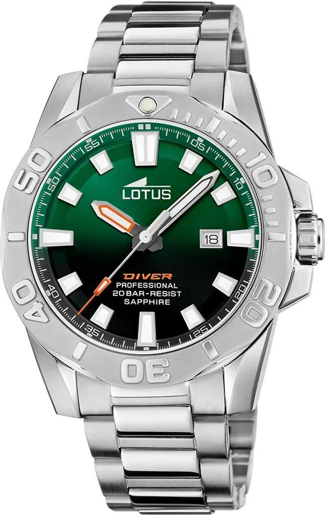 Regala Lotus 18926/5: Orologio Uomo Diver Argento | Spedizione Rapida