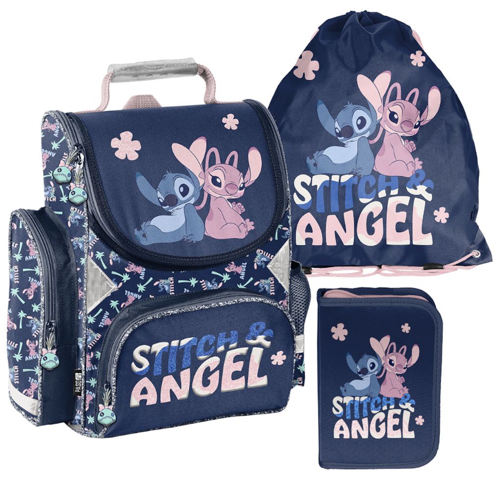 Set de 3 cartables pour filles et garçons LILO & STITCH Image du produit 