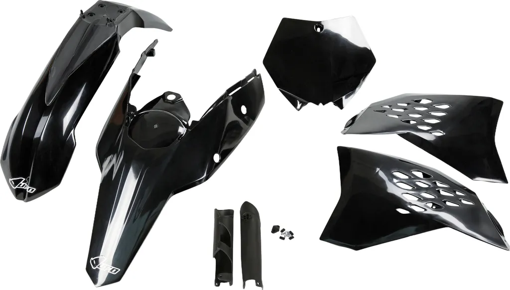 Pack Plastiques KTM SX 125 2008 Noir UFO - Idéal Rénovation Motocross