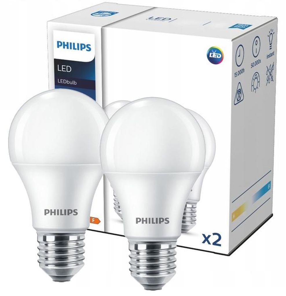 2x Żarówka LED E27 A60 13W = 100W 1521lm 4000K Neutralna Zdjęcie produktu 