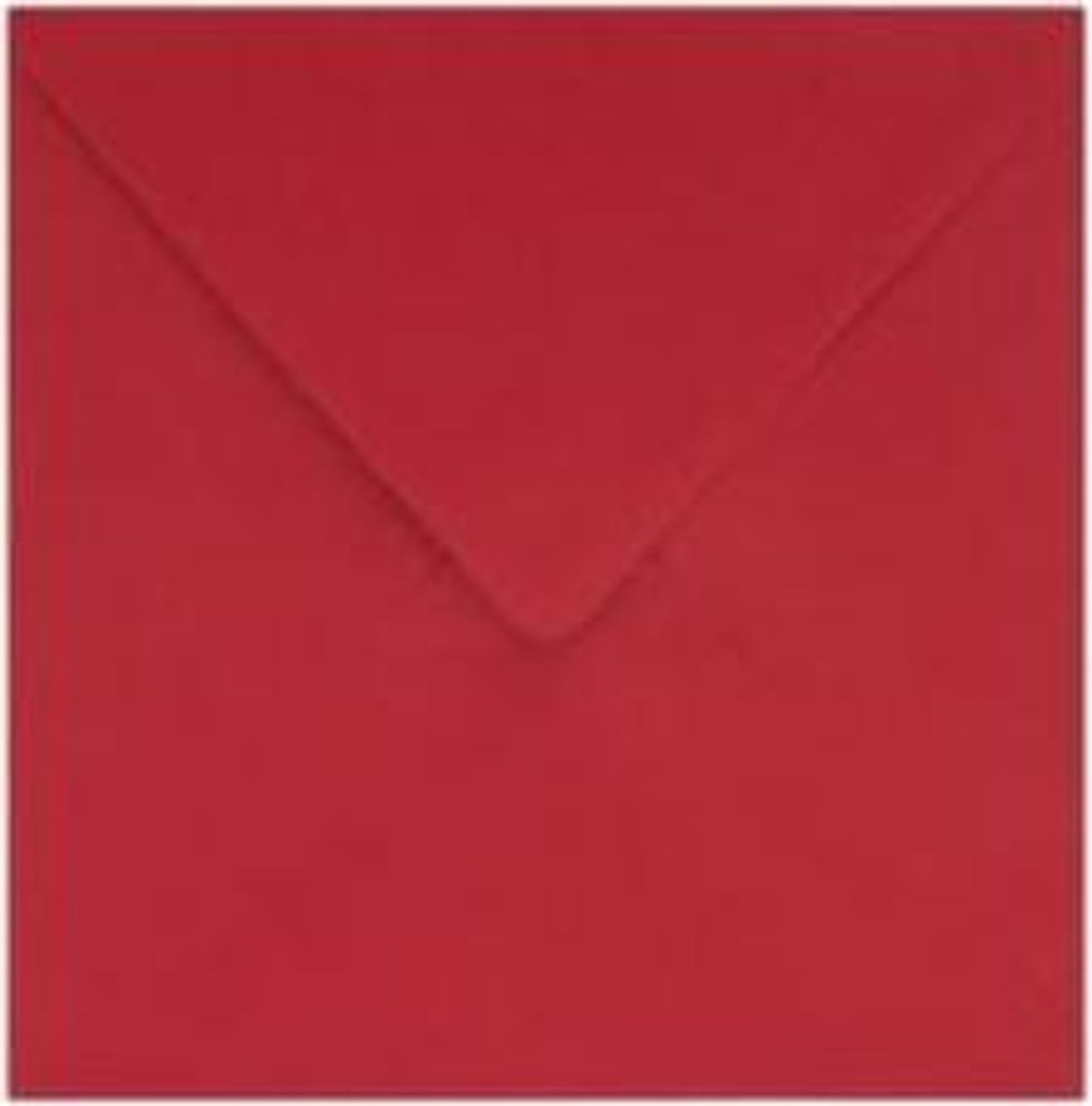 Dekorative Umschläge K4 für Einladungen Rot quadratisch
