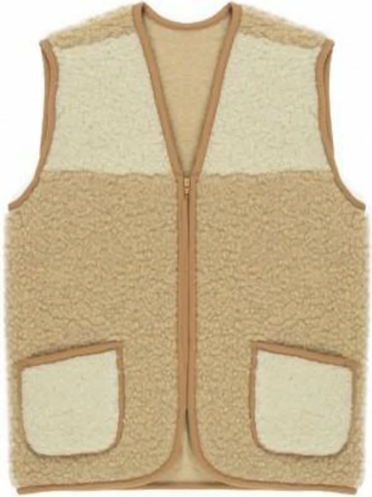 Gilet en laine naturelle Serena beige XL Tombler - Chaleur et confort