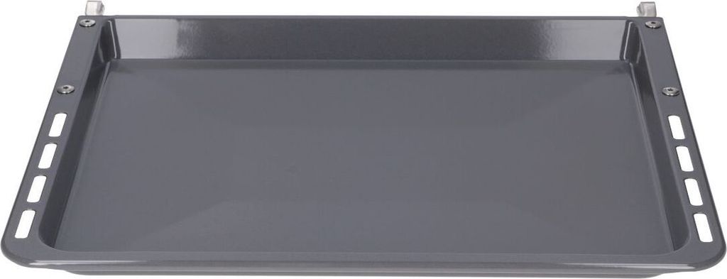 Backblech Kuchenblech Pizzablech 459x375/392x29mm emailliert mit Träger ActiveClean-fähig und pyrolysefest Backofen Herd Bosch Siemens Balay 0068...