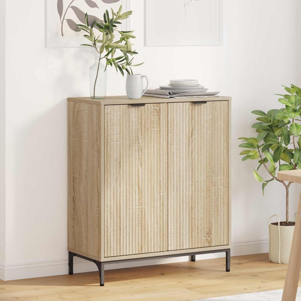 vidaXL Kredens dąb sonoma 69,5 x 33 x 82 cm Materiał Zdjęcie produktu 