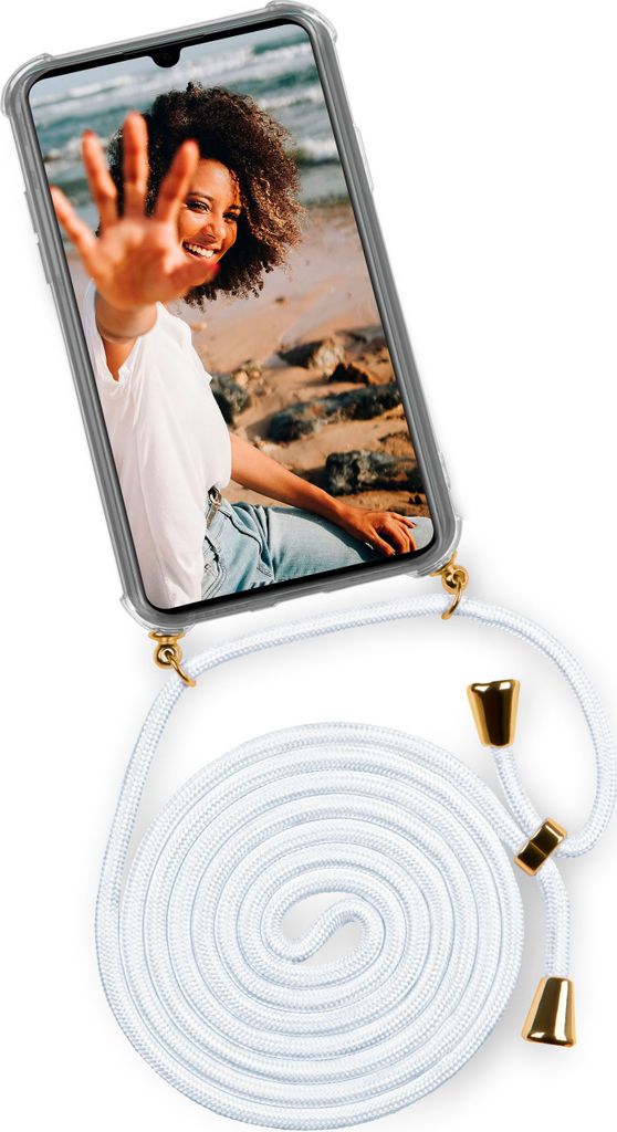 TWIST-Case + TWIST-Cord für Xiaomi Mi Note 10 / 10 Pro, Farbe:Marshmallow (Gold)