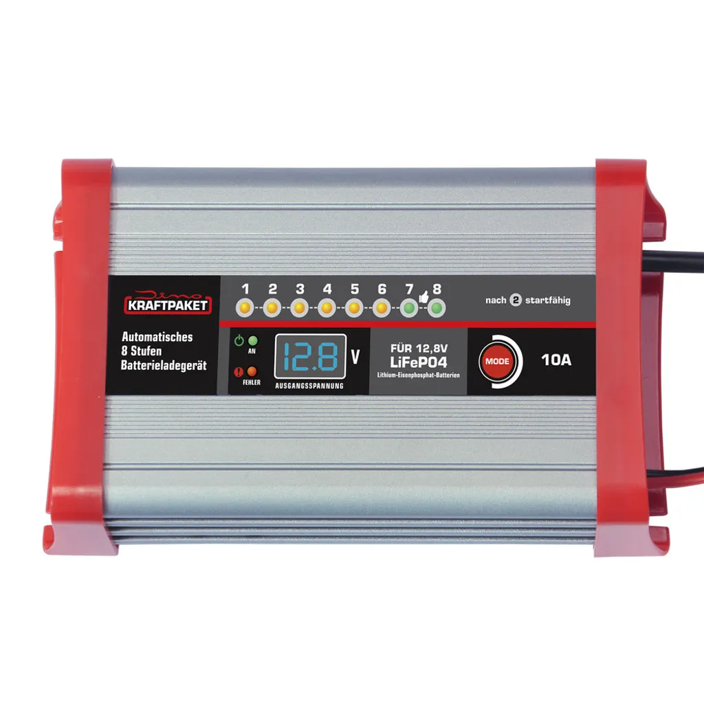 Dino KRAFTPAKET Chargeur de Batterie 12,8V 10A pour LiFePO4 et LFP - 2