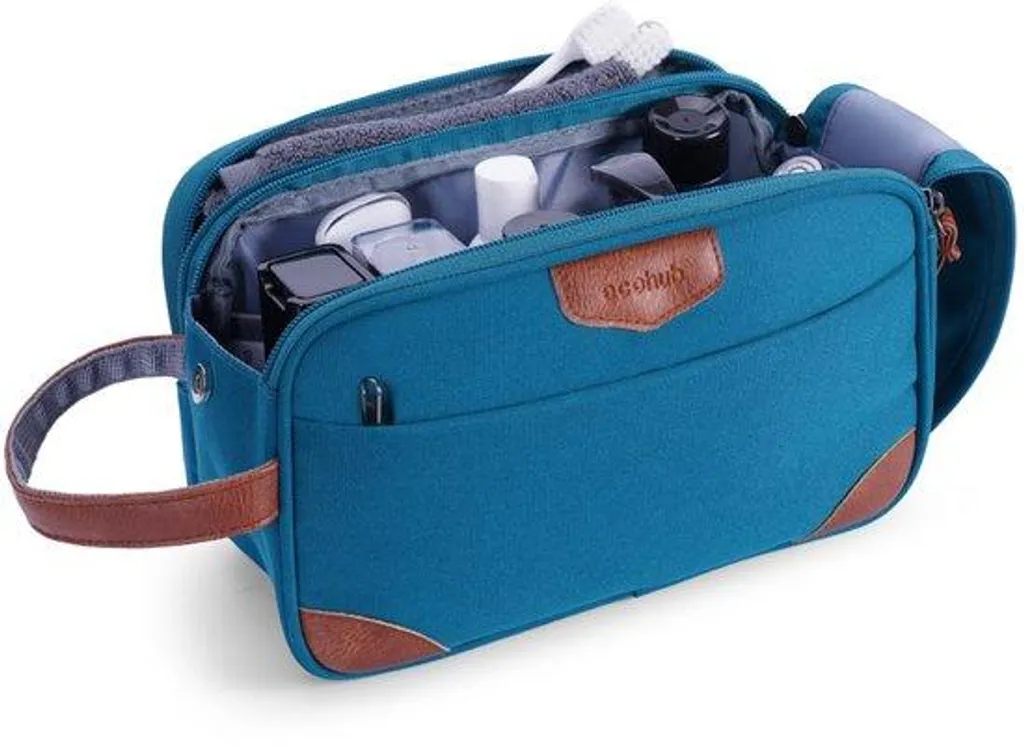 Sac à dos étanche vert pour homme en textile recyclé avec double zip