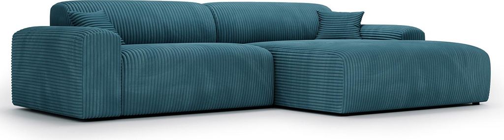 ECKSOFA mit Longchair - Cord