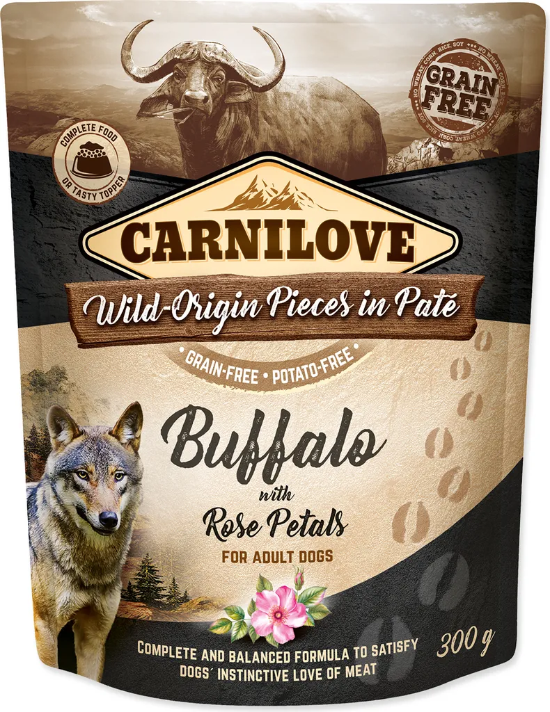 Carnilove Buffalo & Rose Petals 300g | Gourmet Dog Wet Food