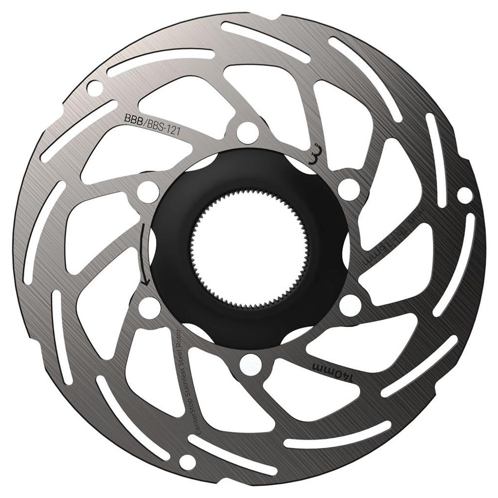 BBB Cycling BBB Bremsscheiben CenterStop 140mm silber - zuverlässige Bremslei...