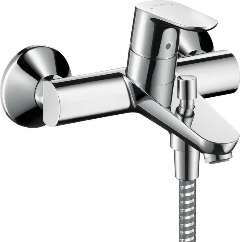 Mitigeur de douche et bain Hansgrohe Focus C2 chromé idéal rénovation WC