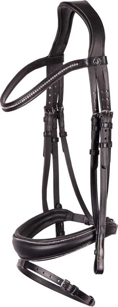 Bridon de concours poney Harry's Horse Petit Crystal argent