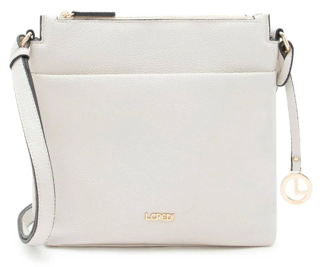 Sac à bandoulière femme Ella gris clair L.CREDI : l'accessoire chic