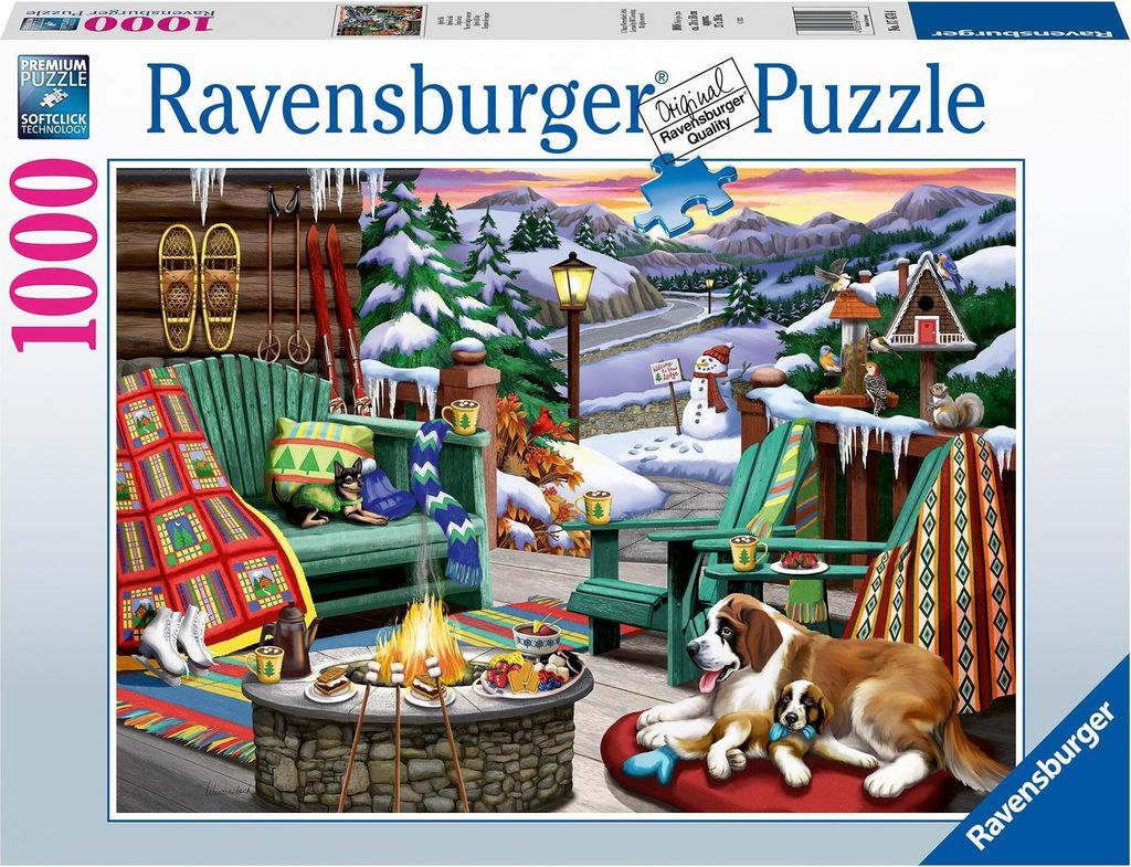 RAVENSBURGER Puzzle Nach einem langen Tag 1000 Teile
