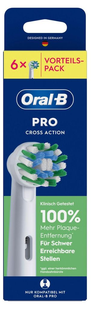 Oral-B Aufsteckbürsten Pro CrossAction 6er Produktbild 