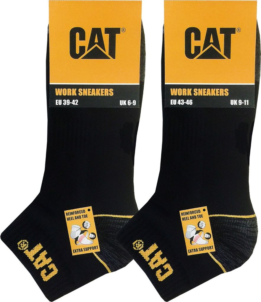 Caterpillar 6 Paar Socken / Arbeitssocken / Arbeitssneaker Produktbild 