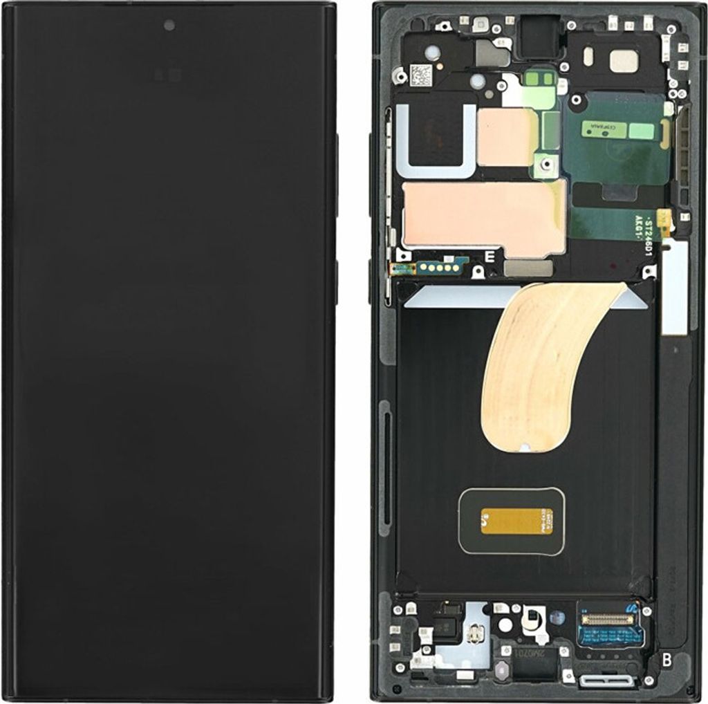Original Display für Samsung Galaxy S23 Ultra Grau LCD + Produktbild 1