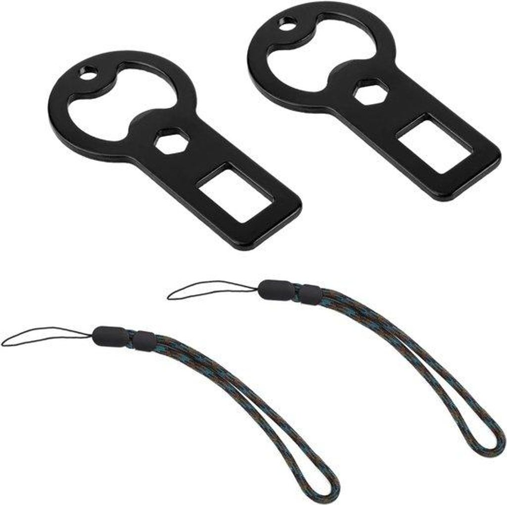 Metallischer Bieröffner, Set aus 2, Schlüsselanhänger, für den Einsatz zu Hause, als Geschenk für Bierfreunde, in Restaurants und Bars.