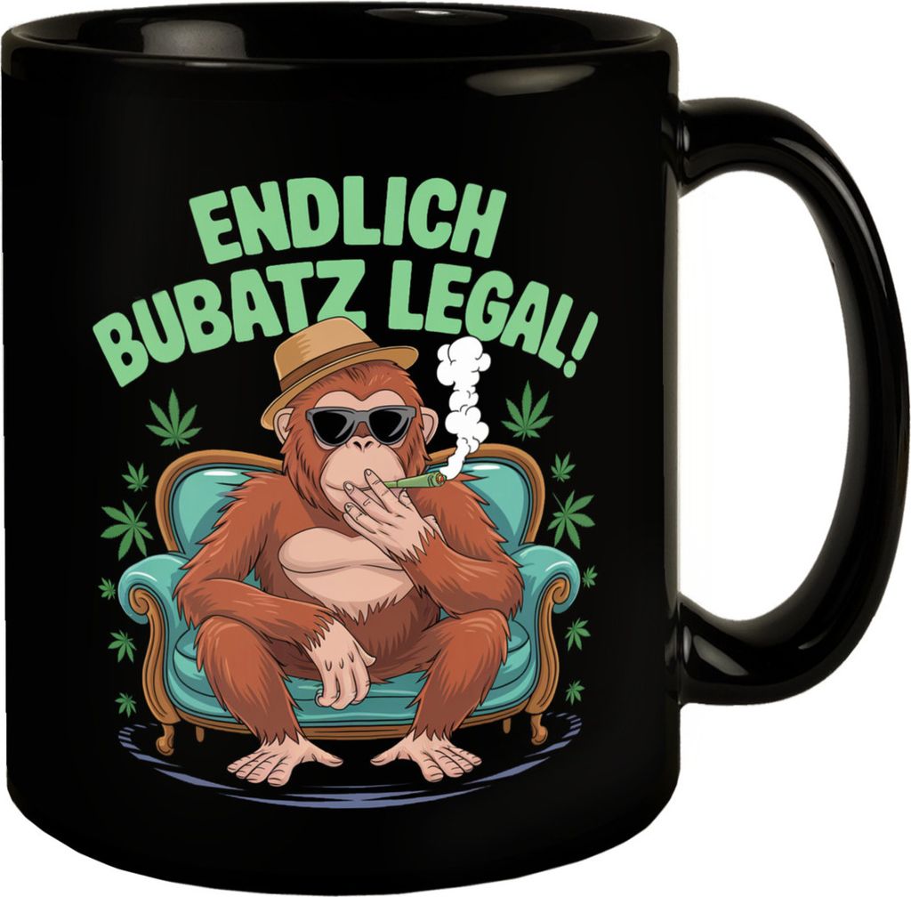 Orang-Utan - Endlich Bubatz Legal! Tasse