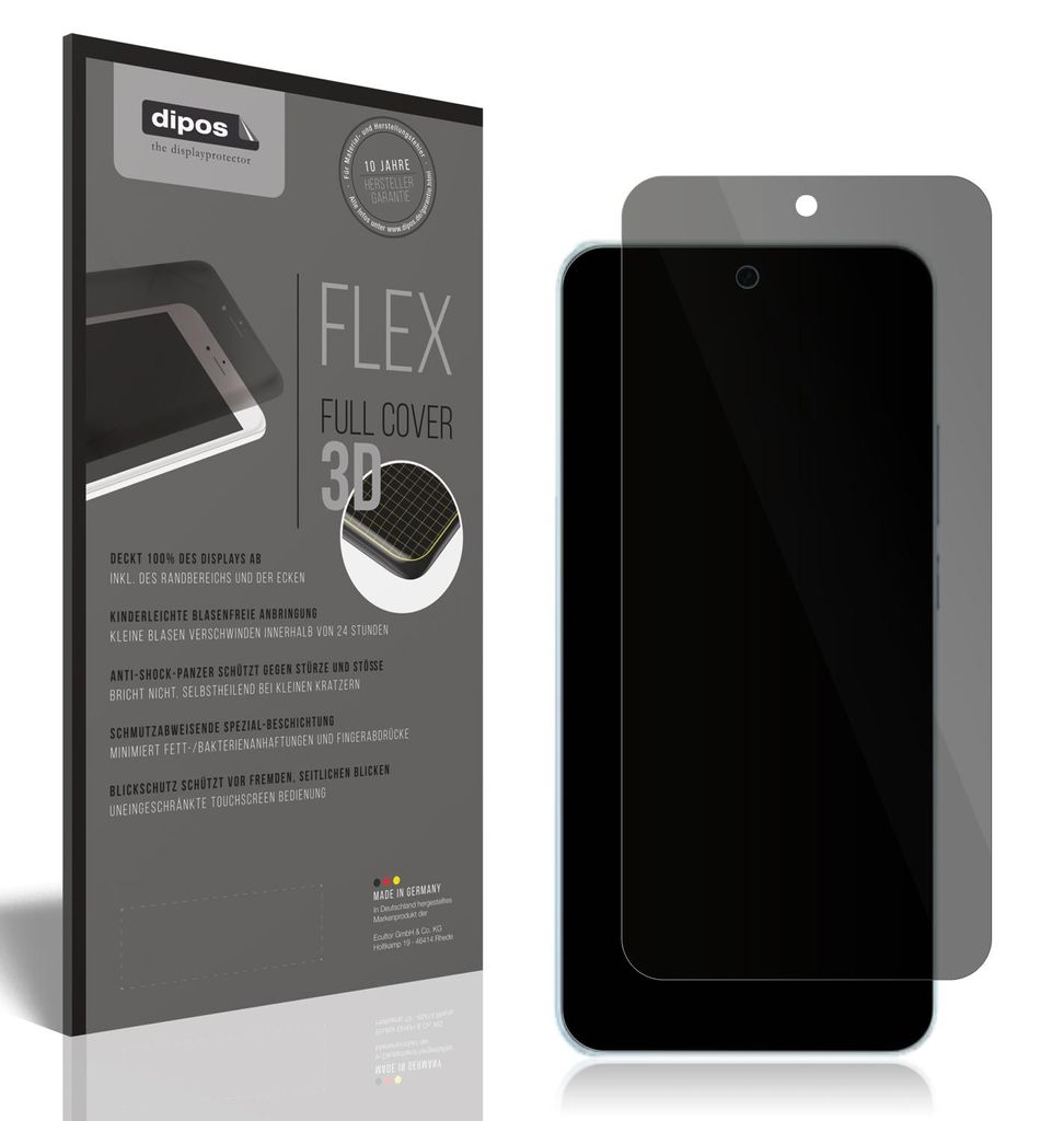 Full Cover Privacy Blickschutzfolie für Vivo V60 Folie Anti-Shock