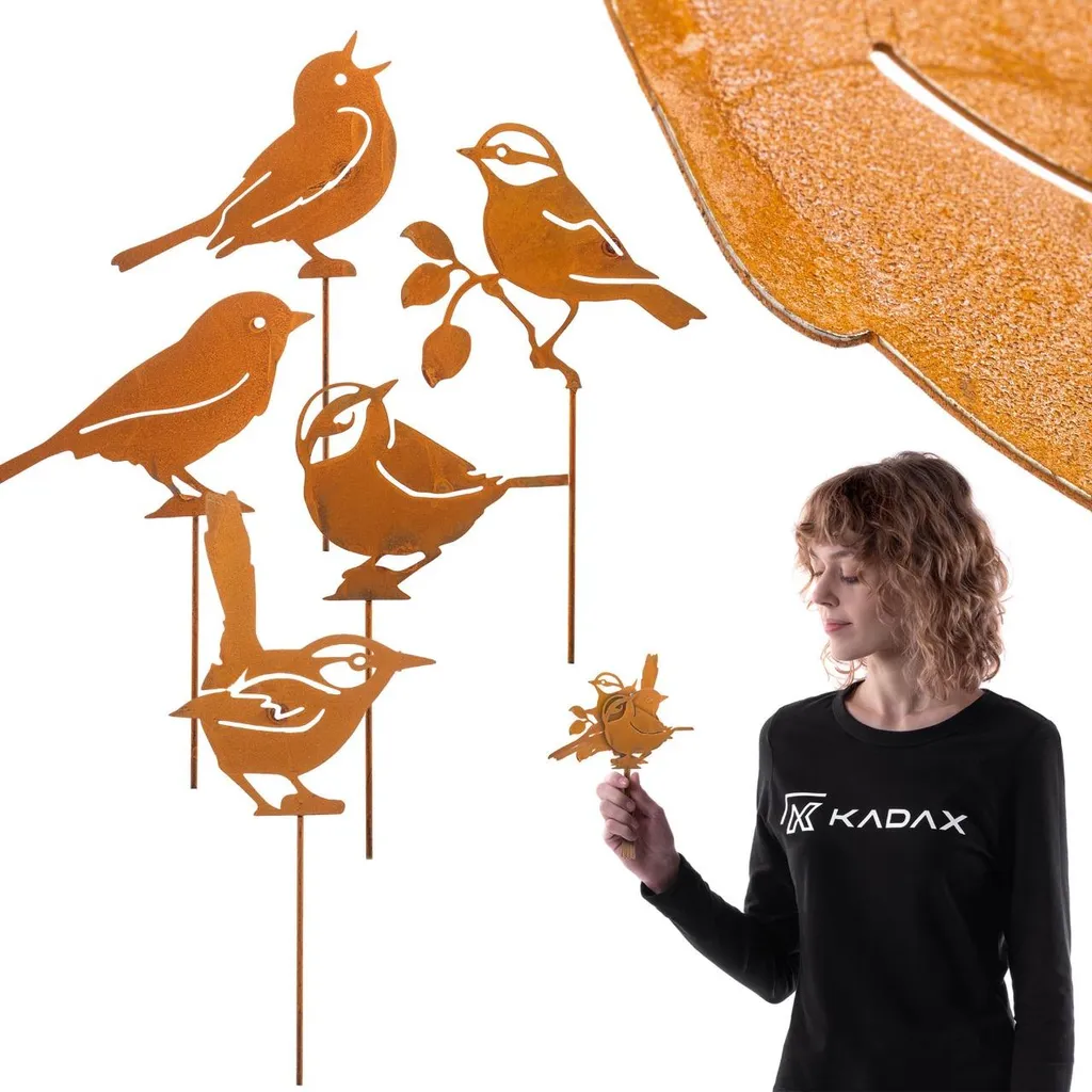 Déco de Jardin Oiseaux à Enfoncer : Embellissez vos Pots et Parterres