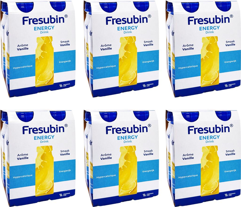Fresubin ENERGY Drink Vanille| Trinknahrung hochkalorischer Energy Drink Vanille 6x4x200ml Trinkflasche