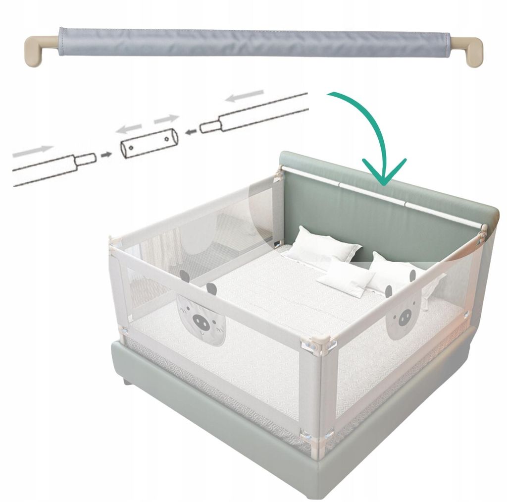 Primabobo, barre de maintien de 140 cm pour barrières de Image du produit 