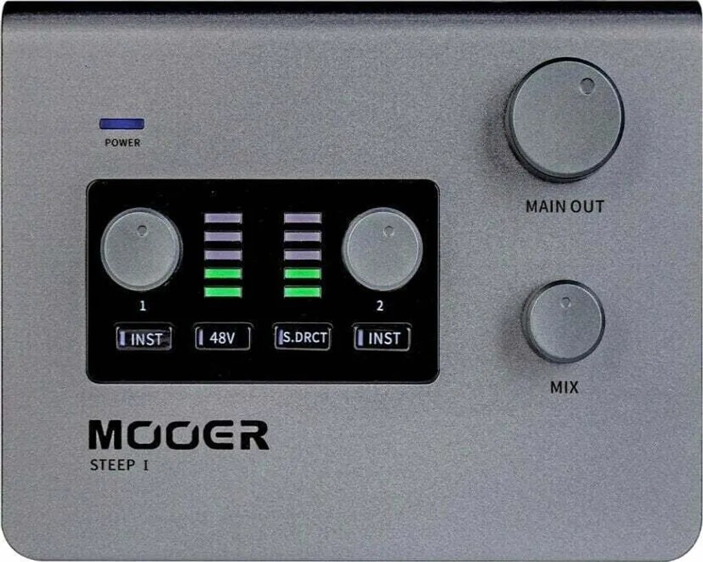 Carte Son USB MOOER STEEP I Interface Audio pour Guitare et Chant Pro