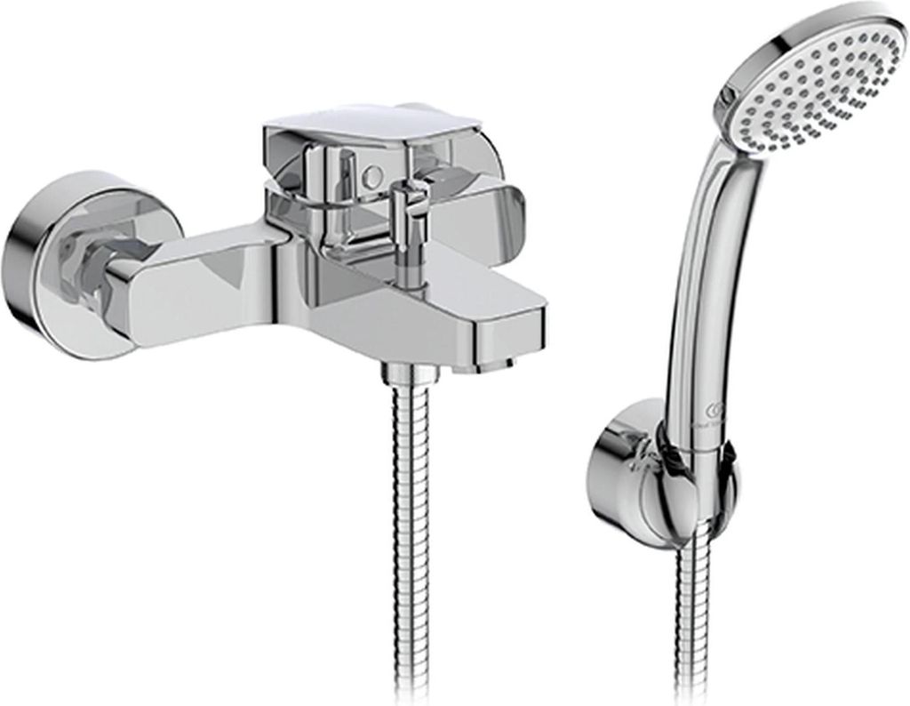 Ideal Standard Badearmatur Ceraplan Aufputz, Ausladung 115-120mm BD258AA Chrom