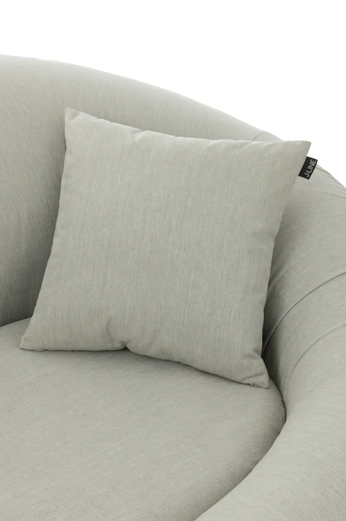 Coussin de jardin gris J-Line pour mobilier de terrasse et balcon - 2
