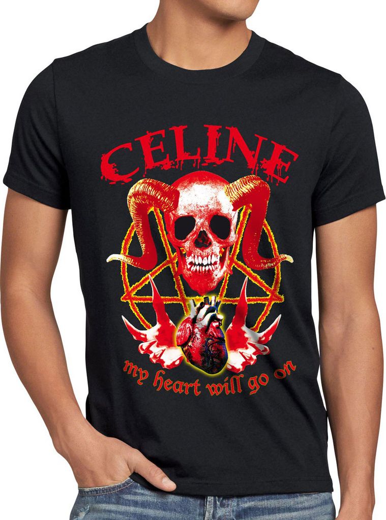 style3 ROCK Heavy Metal Herren T-Shirt my heart