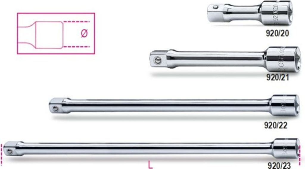 Beta Tools 1/2" Antrieb Verlängerung "920/20"