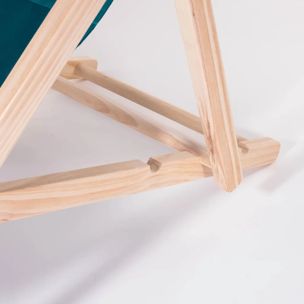 Chaise longue bois MATALA - Solution confort pour mal de dos en extérieur - 5
