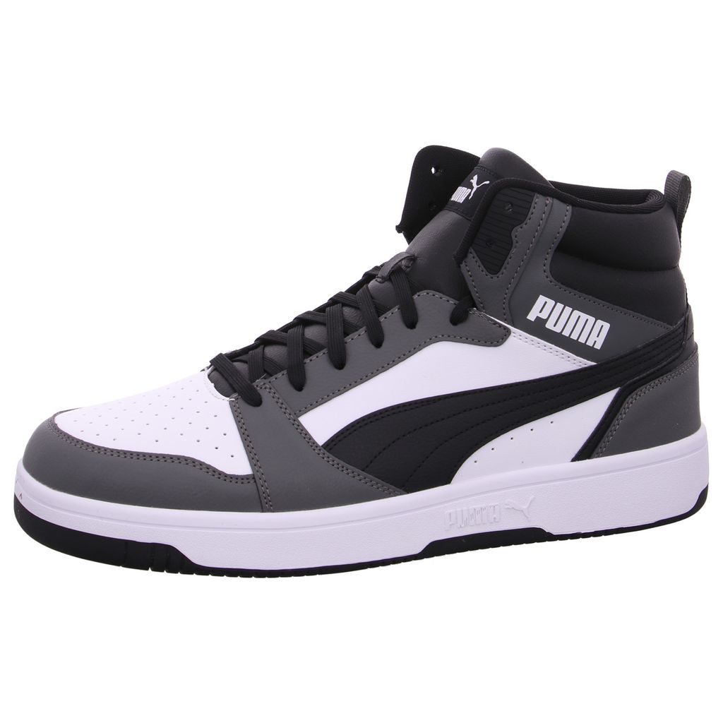 Puma Rebound V6 Schnürstiefel Grau Produktbild 
