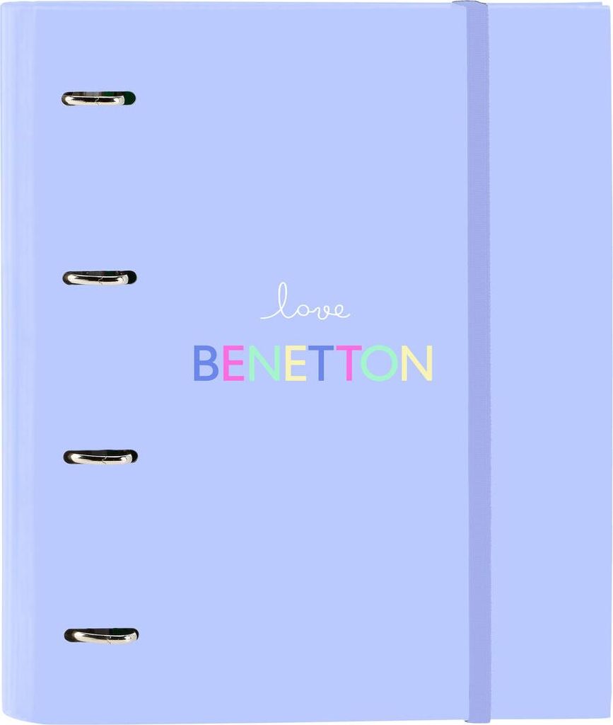 Ringbuch Benetton Lila Lila 27 x 32 x 3.5 cm