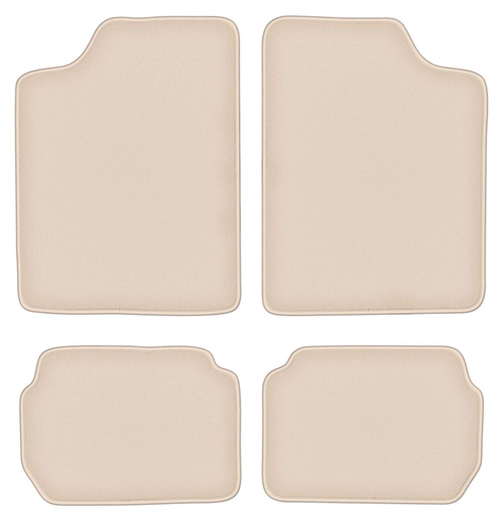 DURBAN Beige Velours-Fußmatten-Set für Suzuki Swift II Produktbild 