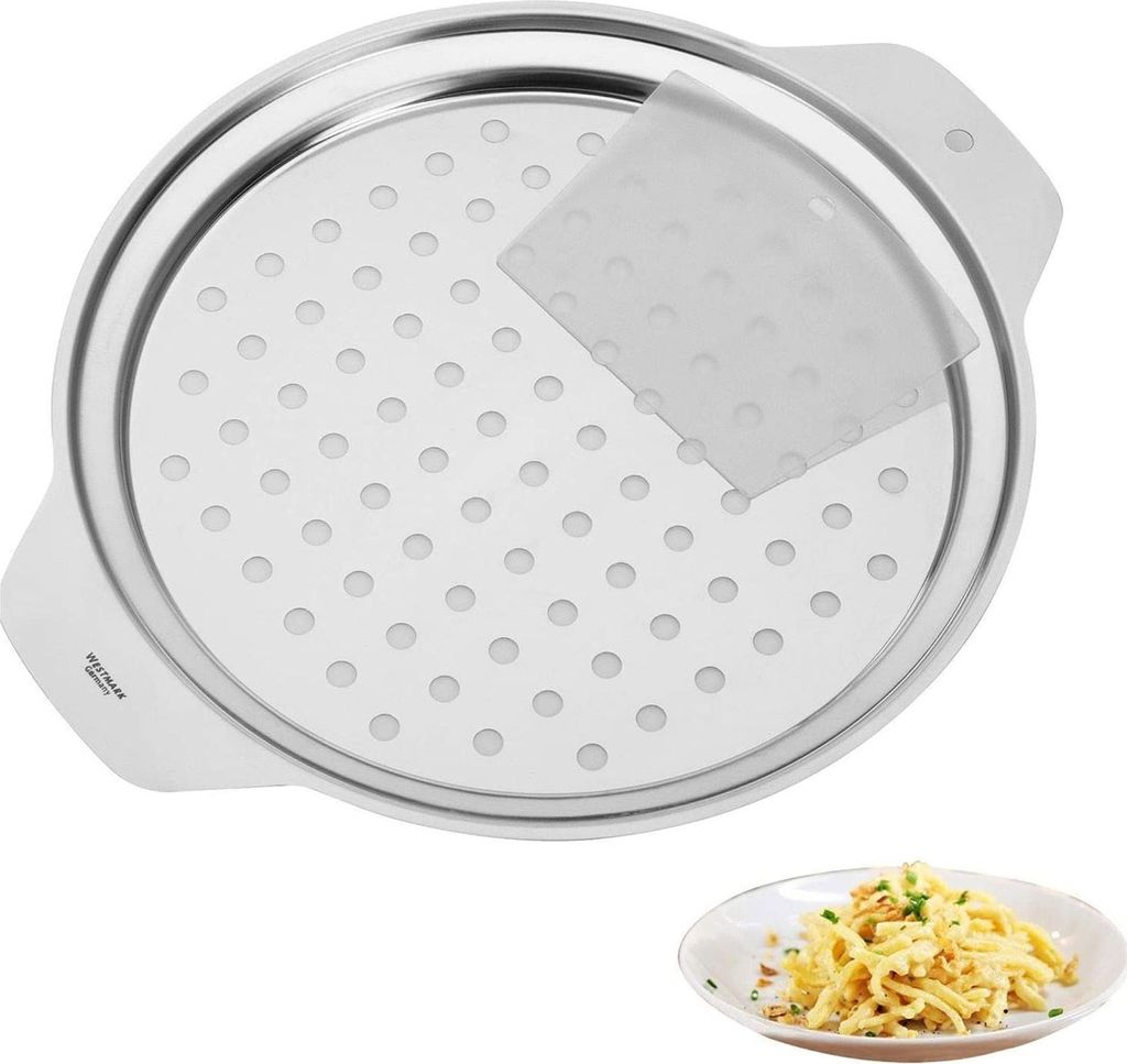 Westmark Spätzleblech + Schaber, 2teiliges Set, 61112240 Produktbild 