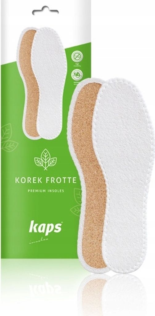 Anti-Schweiß-Schuheinlagen aus Naturkork Kaps Kork Frottee Produktbild 