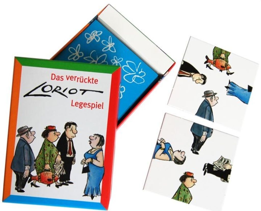 Inkognito Loriot Legespiel/Gedächtnisspiel 13 x 9,5 x 3 cm Produktbild 